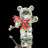 Swarovski Silver Crystal Figurine, Kris Bear With Skis