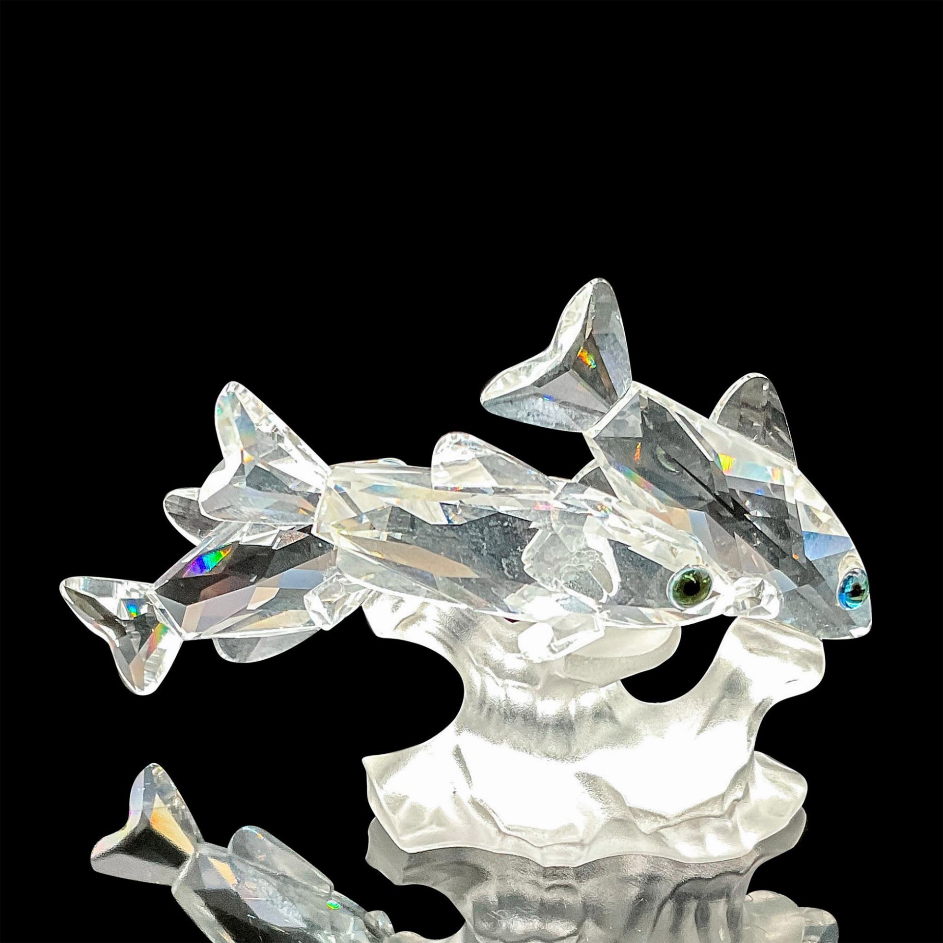 Swarovski Crystal Figurine, Three Tropical Fish on Coral - Bild 2 aus 3