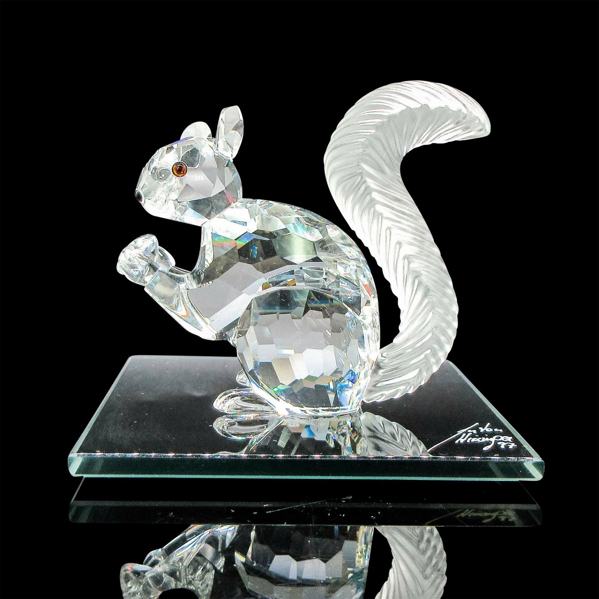 Swarovski Silver Crystal Figurine, The Squirrel