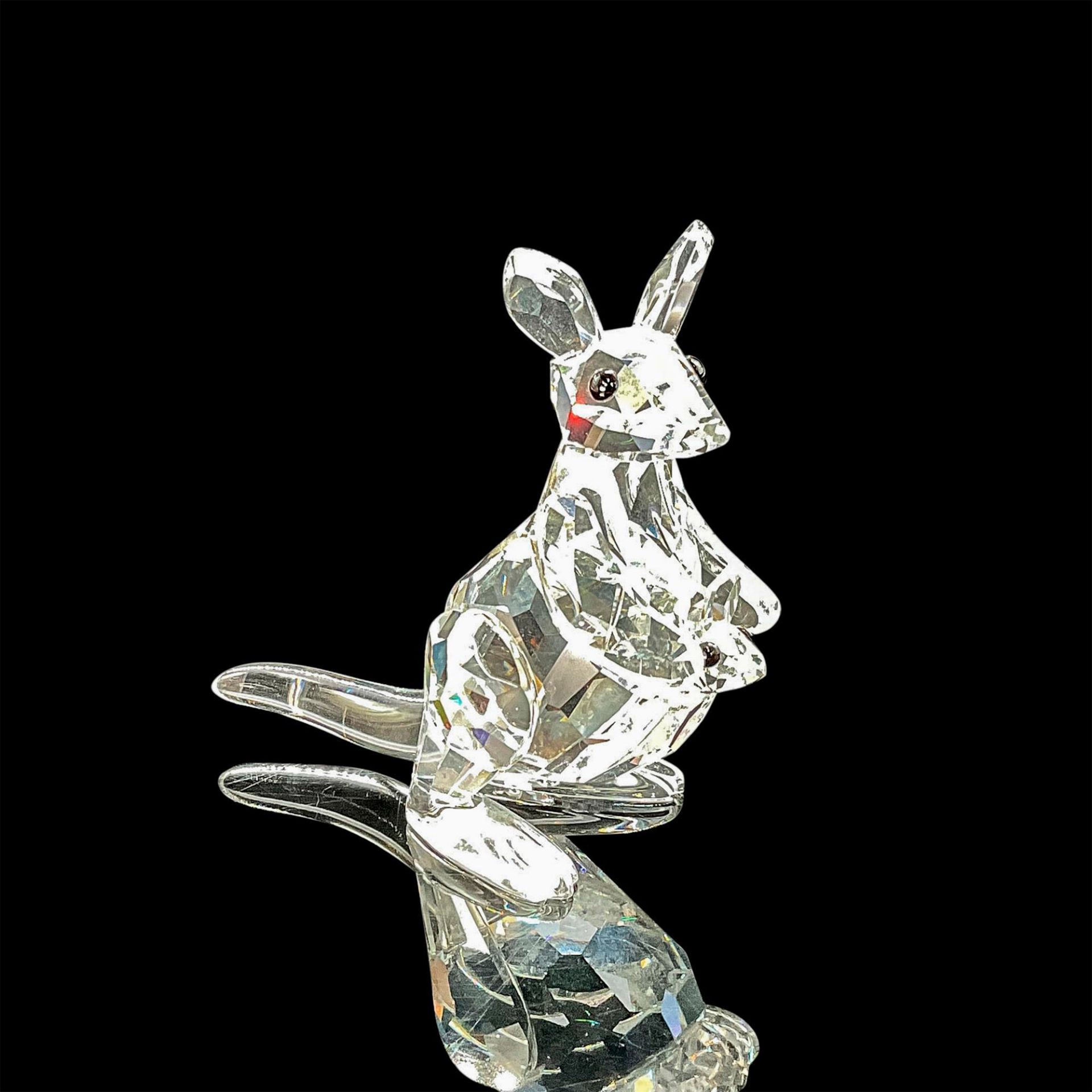 Swarovski Crystal Figurine Kangaroo and Joey