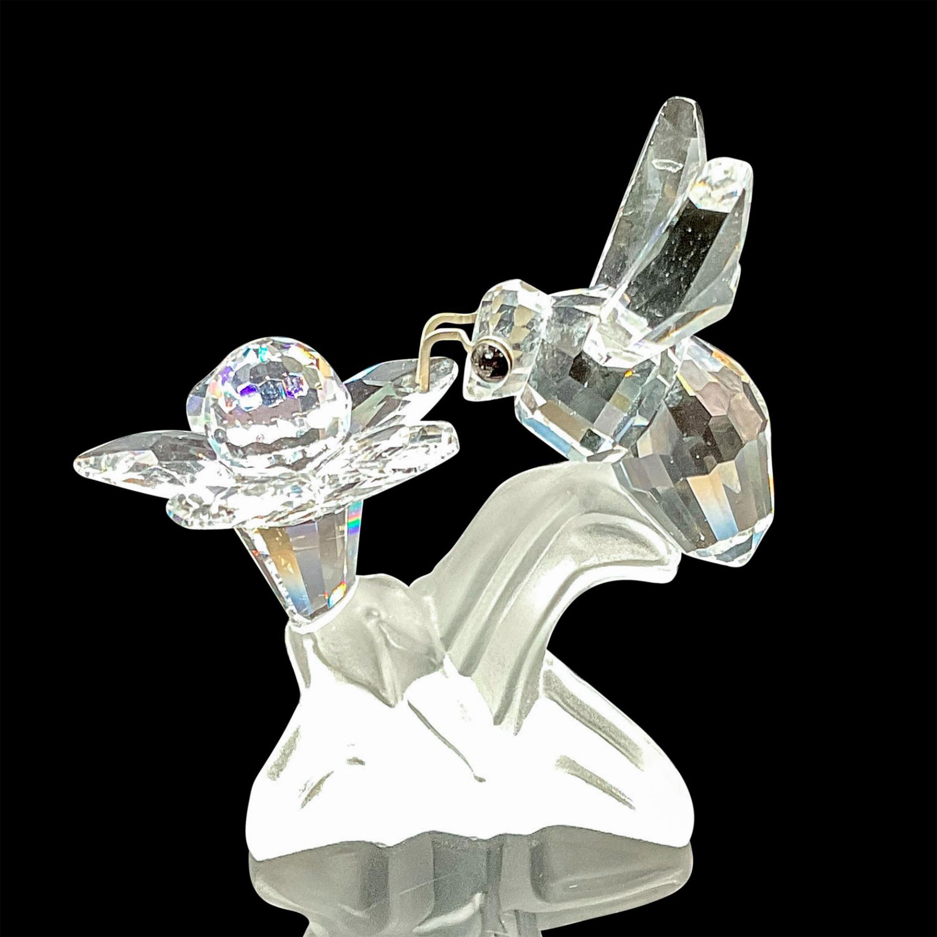 Swarovski Crystal Figurine, Bumblebee on Flower - Image 2 of 3