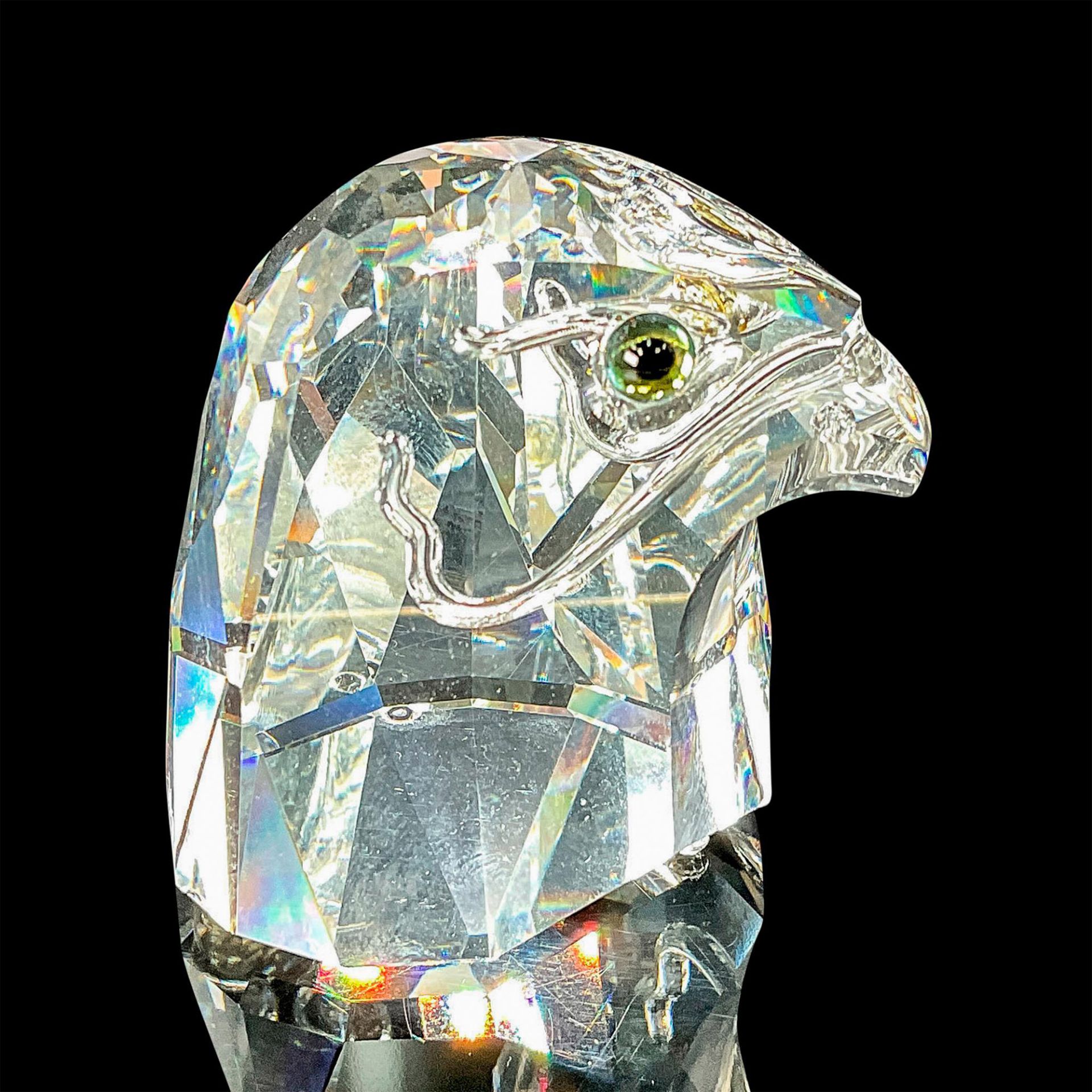 Swarovski Crystal Figurine Falcon Head - Image 2 of 3