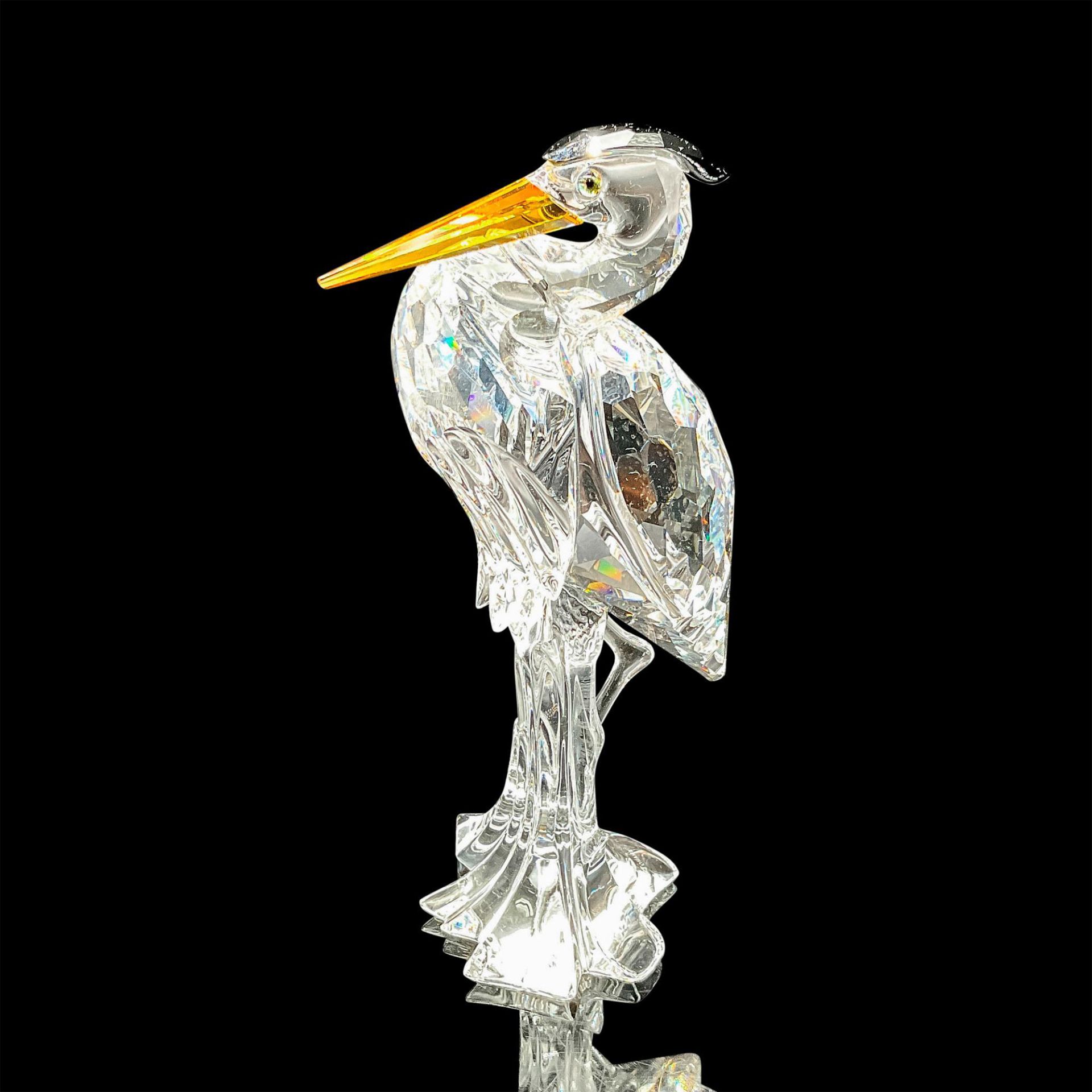 Swarovski Crystal Figurine Silver Heron - Image 2 of 3