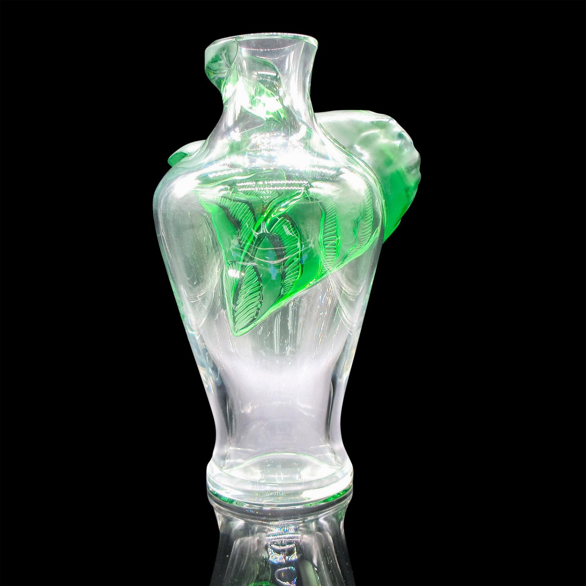 Marie-Claude Lalique (French, 1935-2003) Crystal Vase, Tenega - Bild 2 aus 3