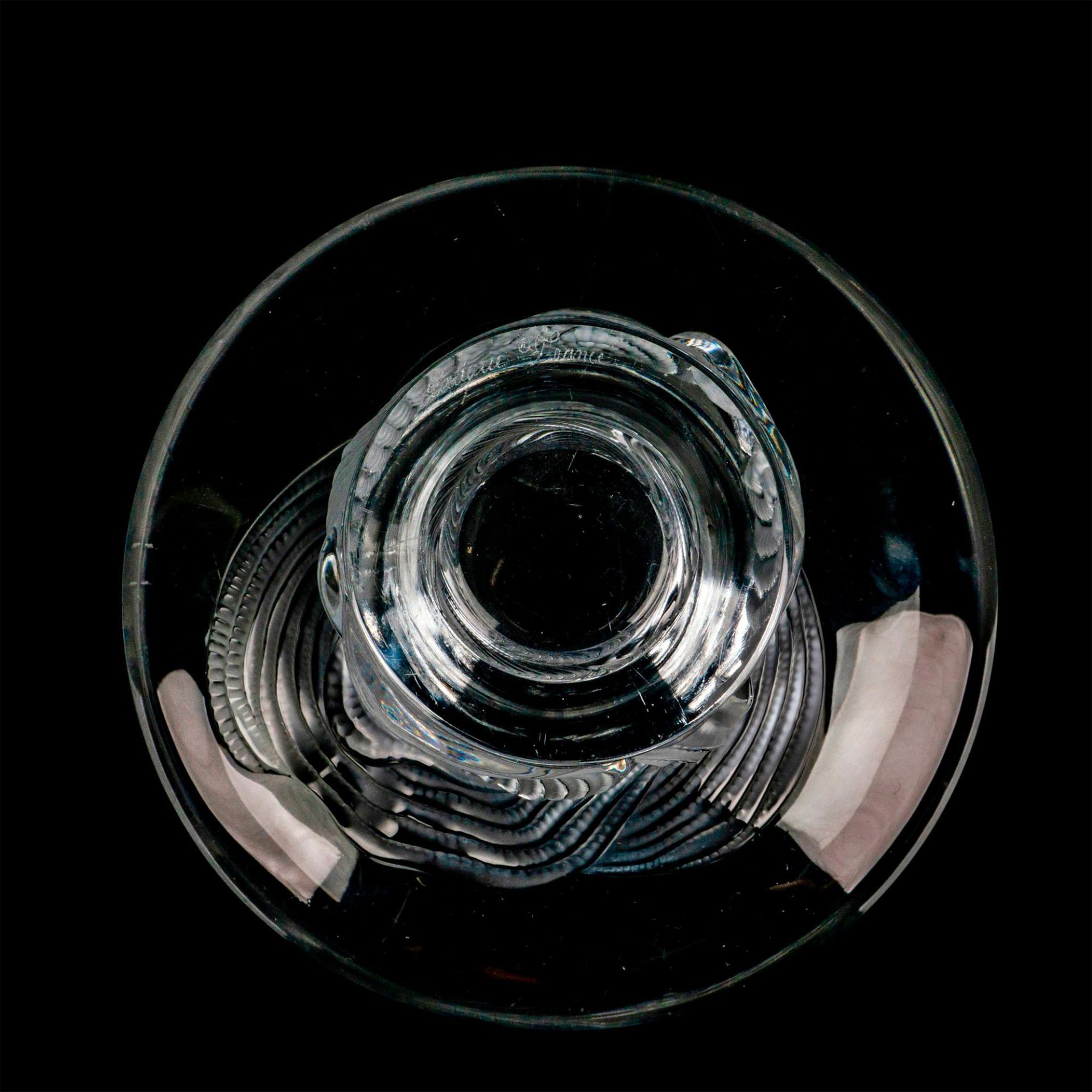 Lalique Crystal Vase, Sertella - Bild 3 aus 4