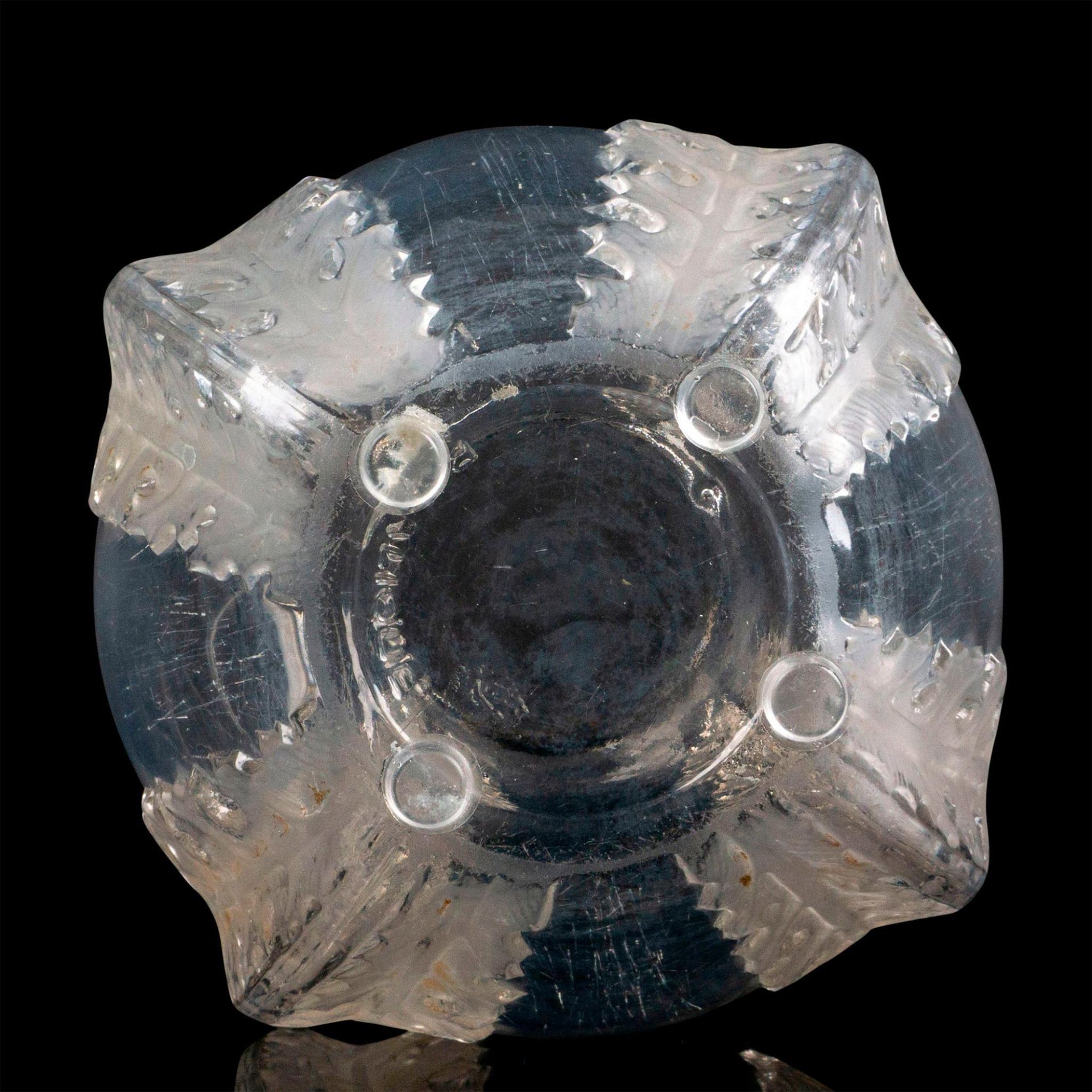 Rene Lalique Crystal Vase, Chandons - Bild 3 aus 4