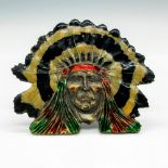 Native American Brass Colored Belt Buckle