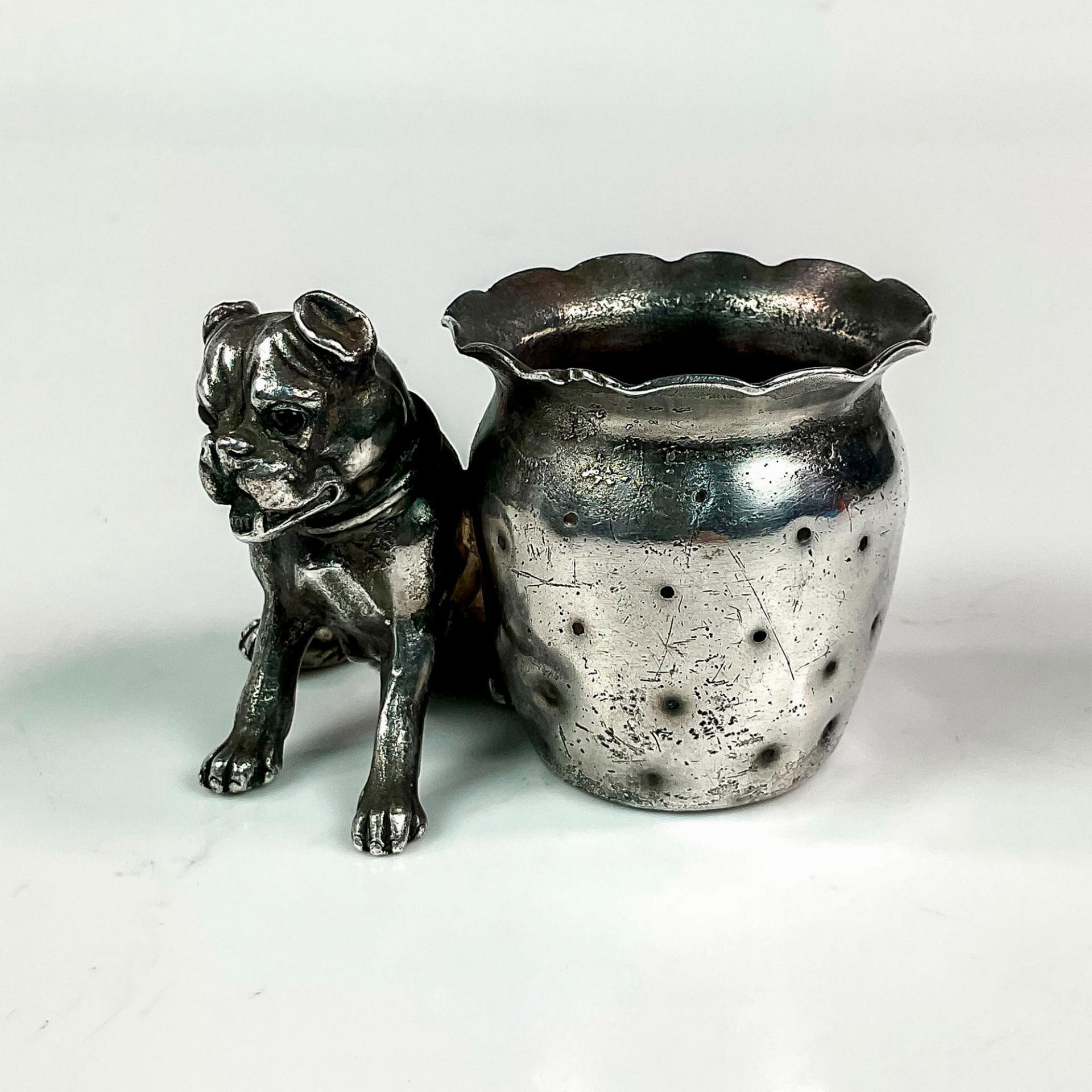 Antique Derby Silver Company Matchstick Holder