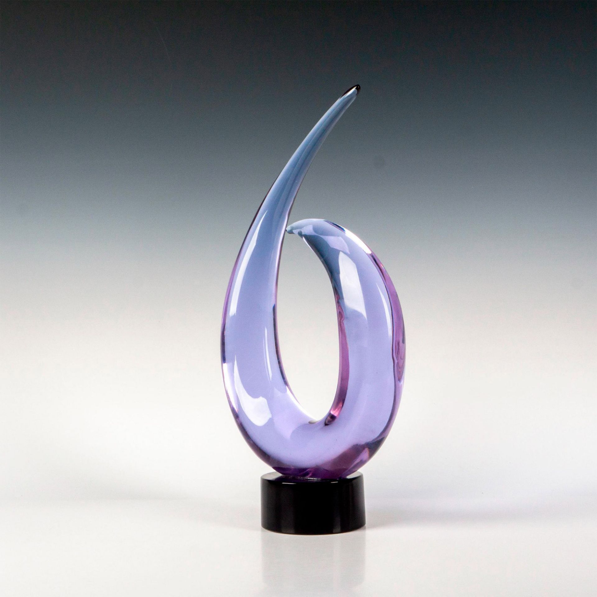 Contemporary Murano Glass Sculpture, Signed - Image 2 of 3