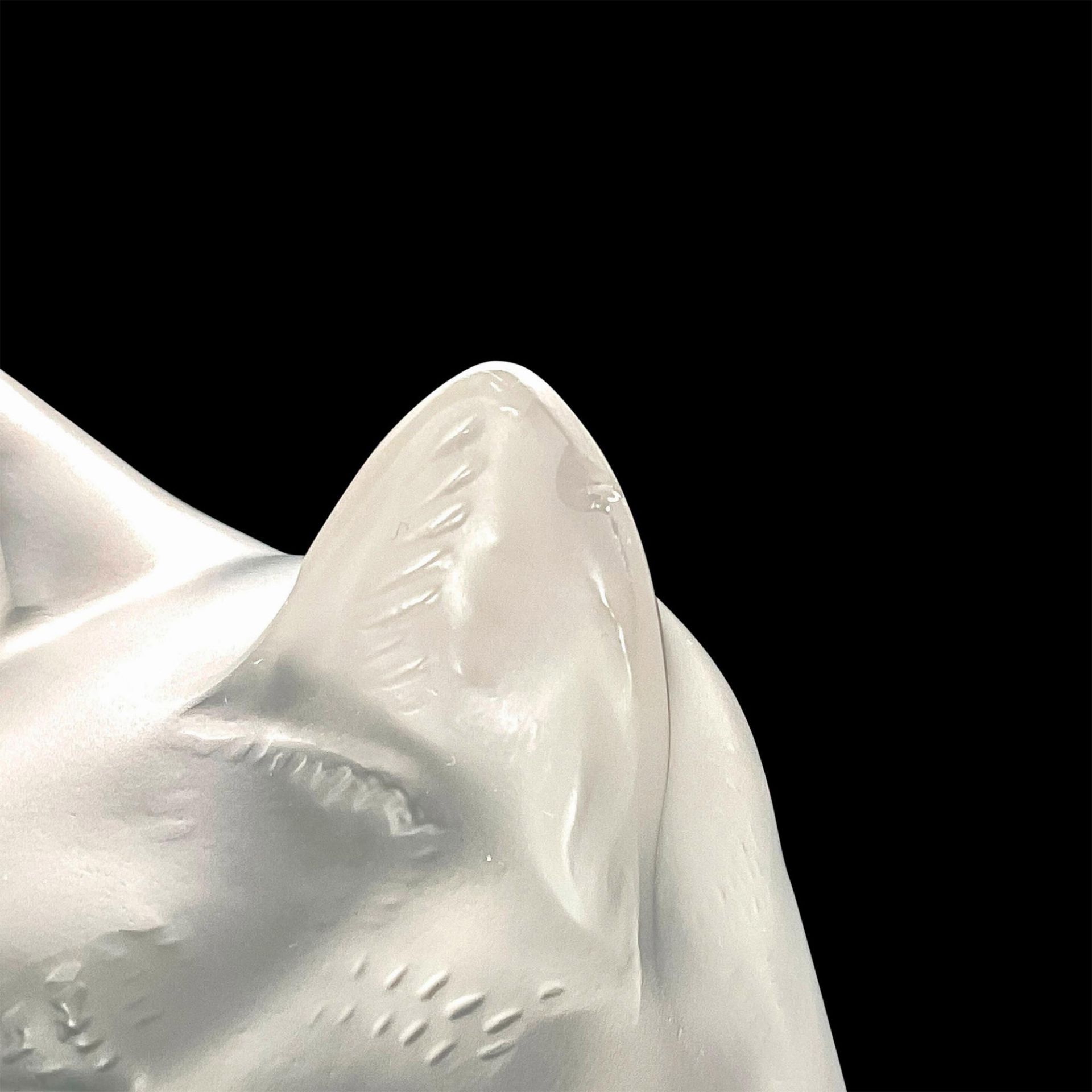 Lalique Crystal Cat Figurine, Chat Assis - Bild 5 aus 5