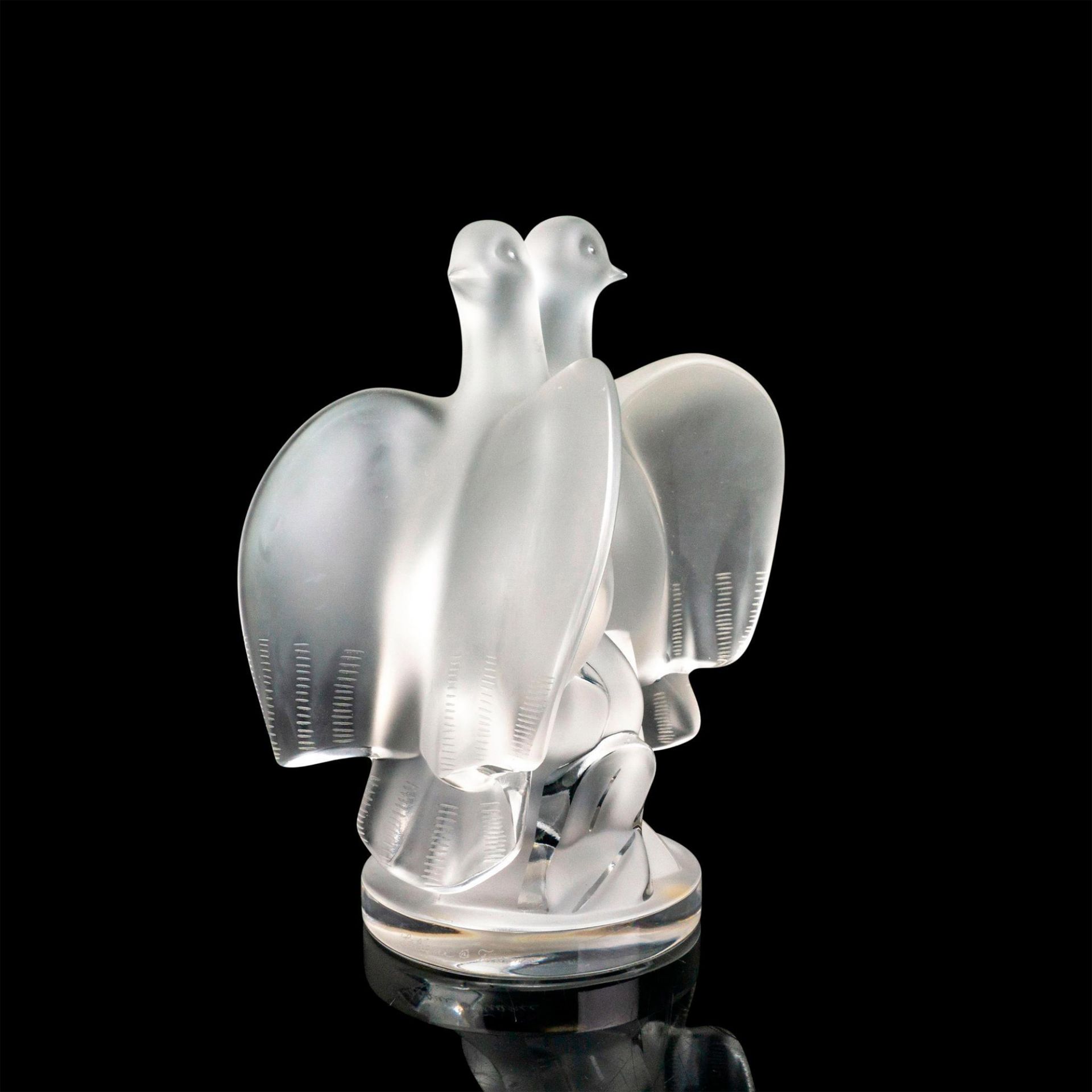 Lalique Crystal Figurine, Ariane Doves - Bild 2 aus 5