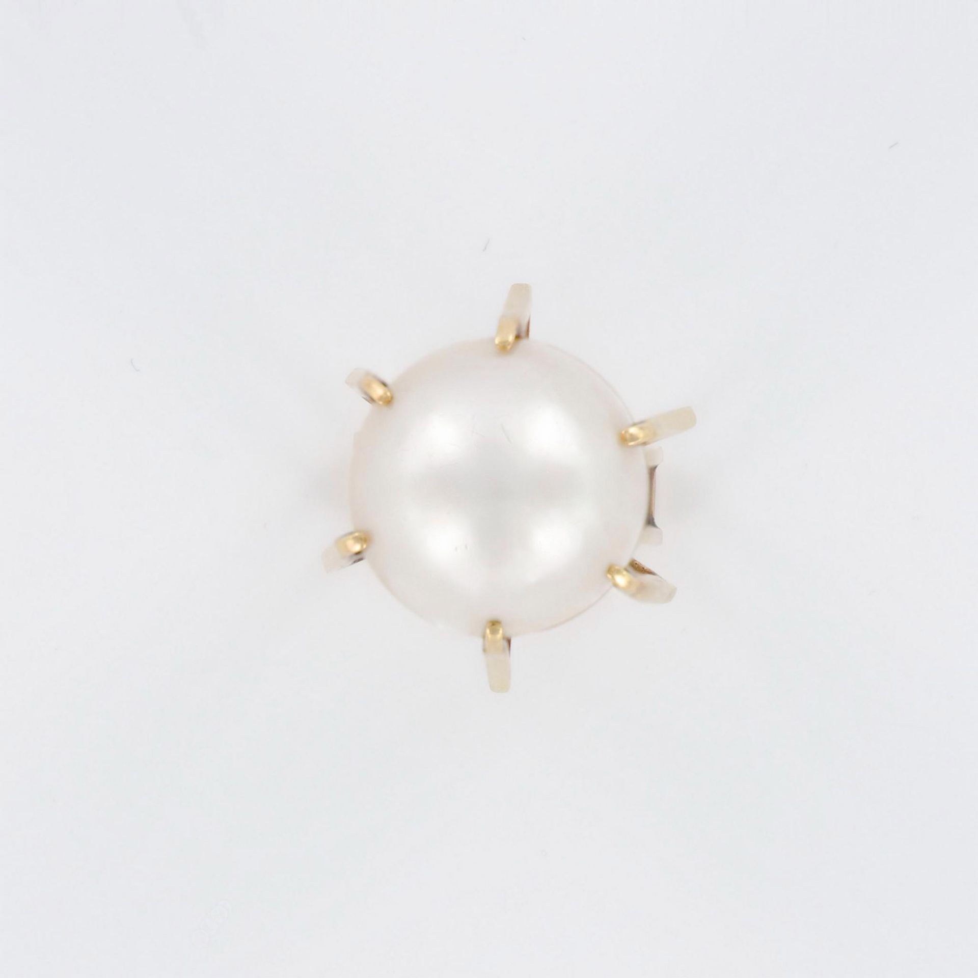 14K Yellow Gold Mother of Pearl Cocktail Ring - Image 4 of 6
