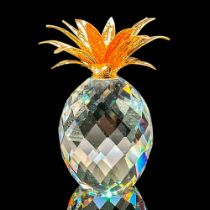 Swarovski Crystal Figurine, Pineapple Gold Large Hammered
