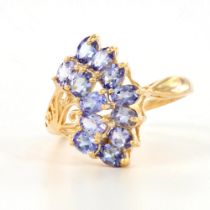 Beautiful 10K Yellow Gold with Lavender Blue Tanzanite Ring