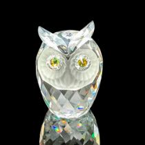 Swarovski Silver Crystal Figurine, Owl