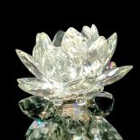 Swarovski Silver Crystal Candle Holder, Water Lilly