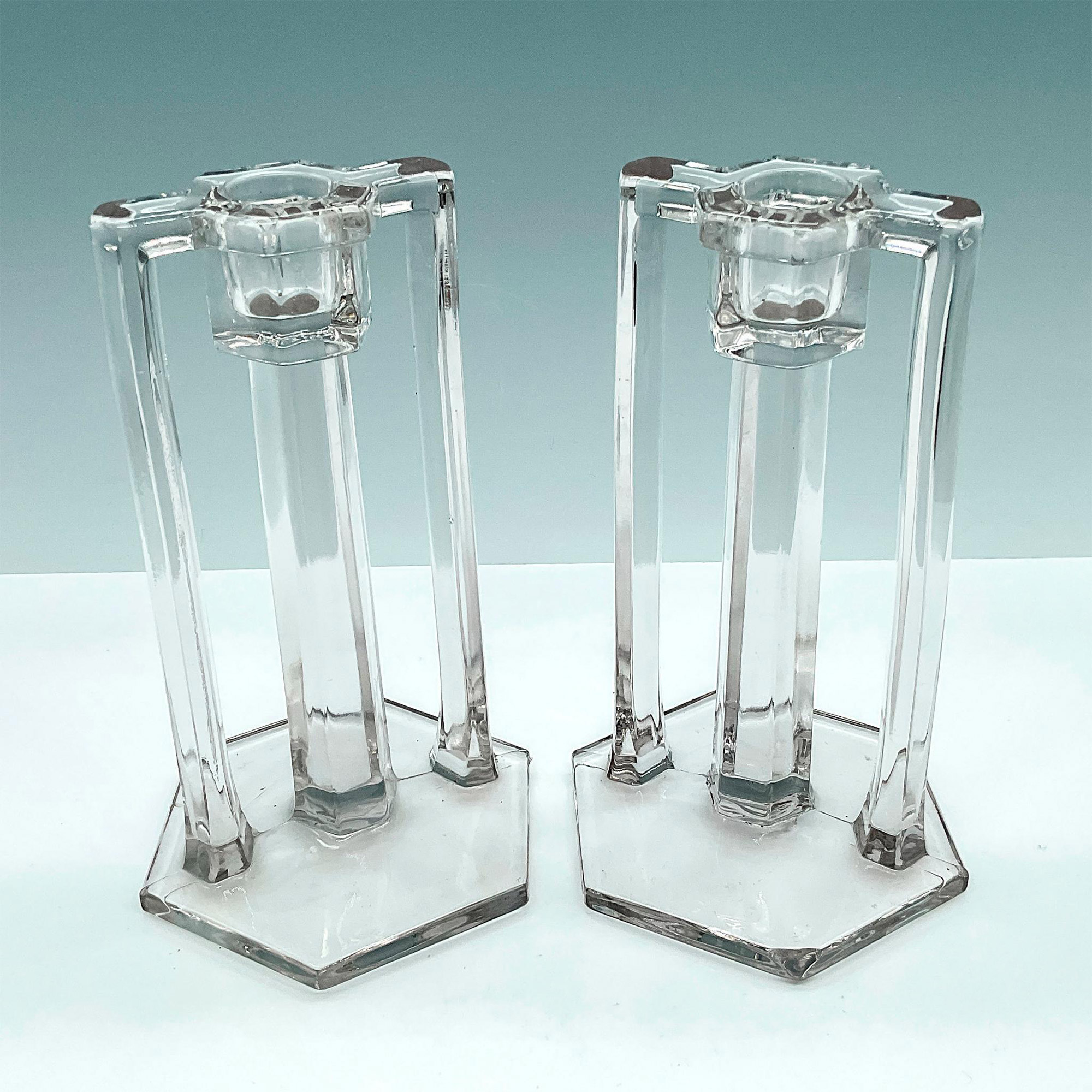 Pair of Art Deco Style Candle Holders - Image 2 of 3