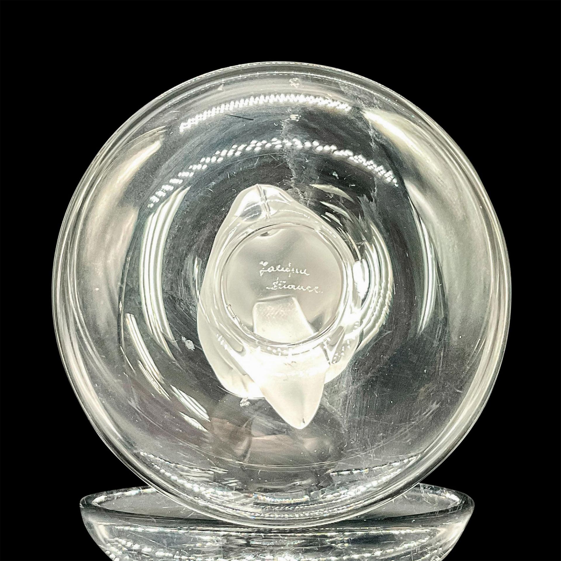 Lalique Crystal Swan Ring Tray - Bild 3 aus 3