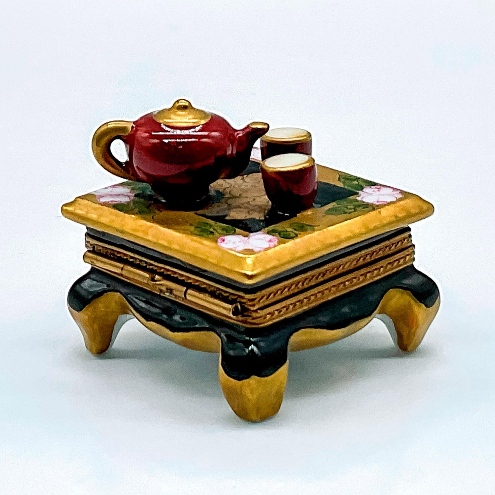 Chamart Limoges Porcelain Japanese Tea Table Box - Bild 2 aus 4