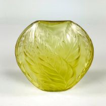 Lalique Crystal Vase, Filicaria