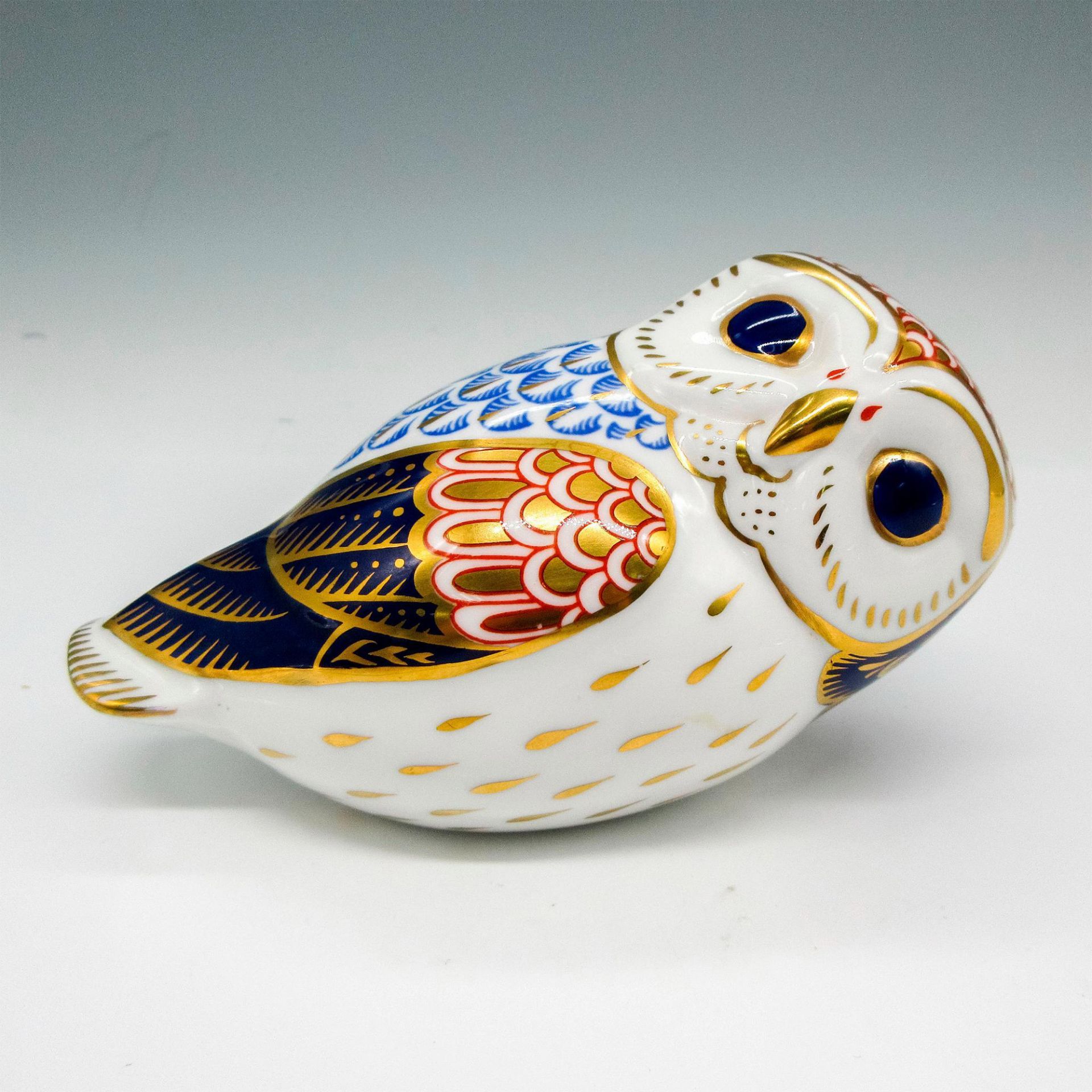 Royal Crown Derby Bone China Paperweight, Owl