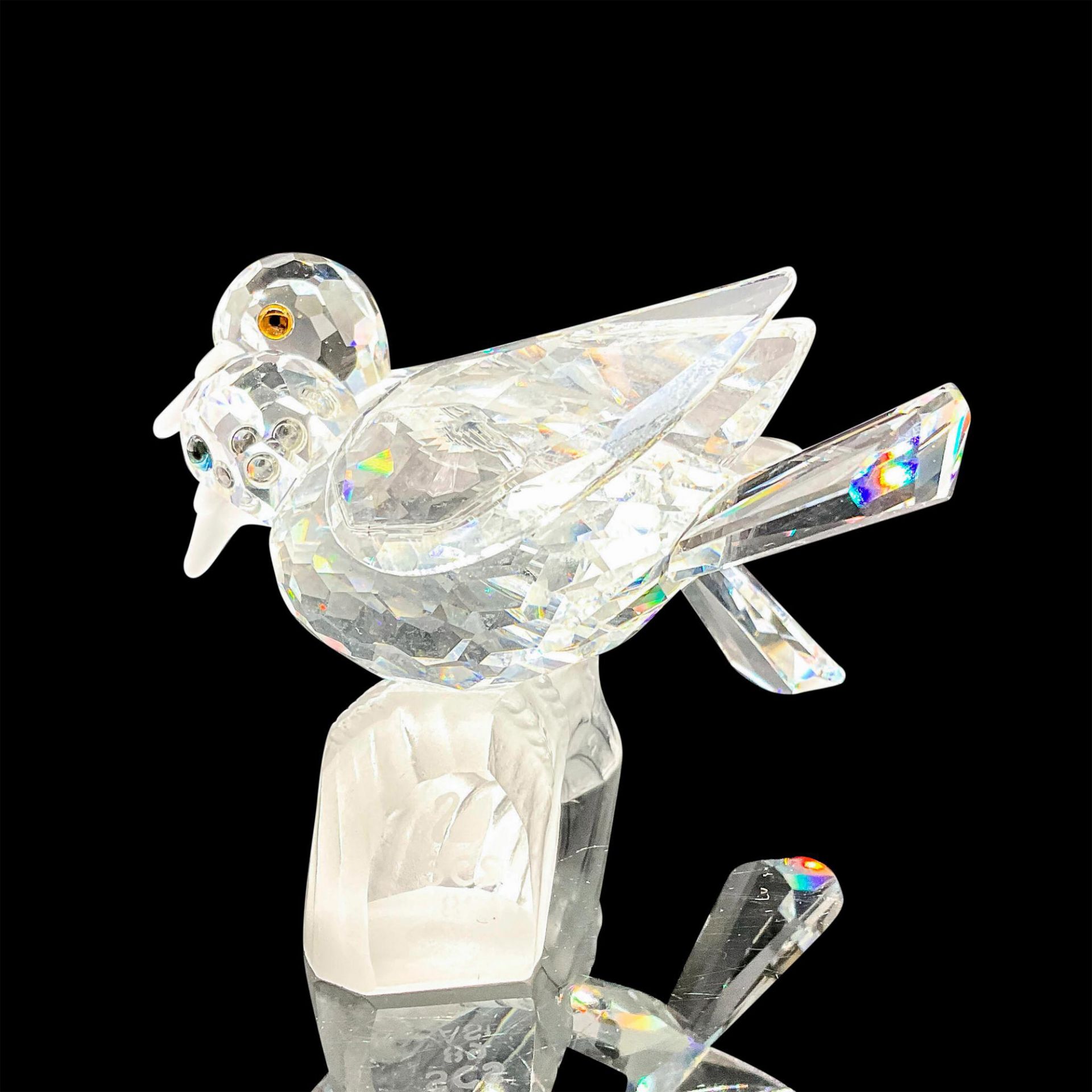Swarovski Crystal Figurine, Amour Turtledoves - Image 4 of 4