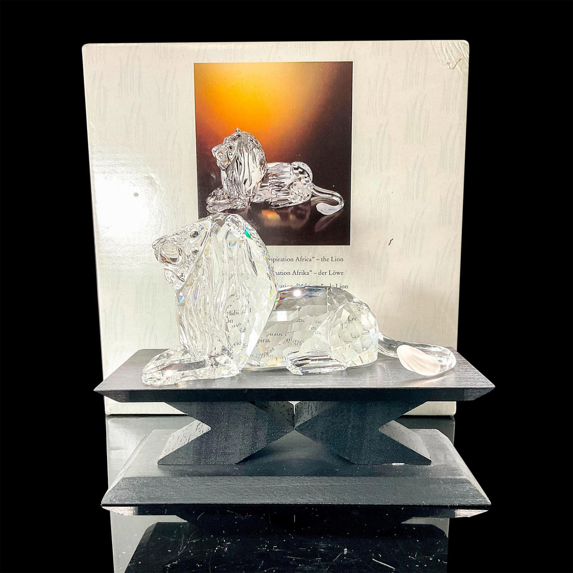 Swarovski Crystal Figurine, Lion Annual Edition with Base - Bild 3 aus 4