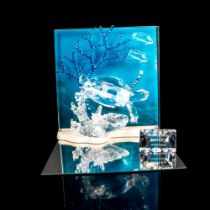 2pc Swarovski Crystal Sculpture + Plaque, Eternity