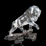 Swarovski Crystal Figurine, The Brave and Proud Lion