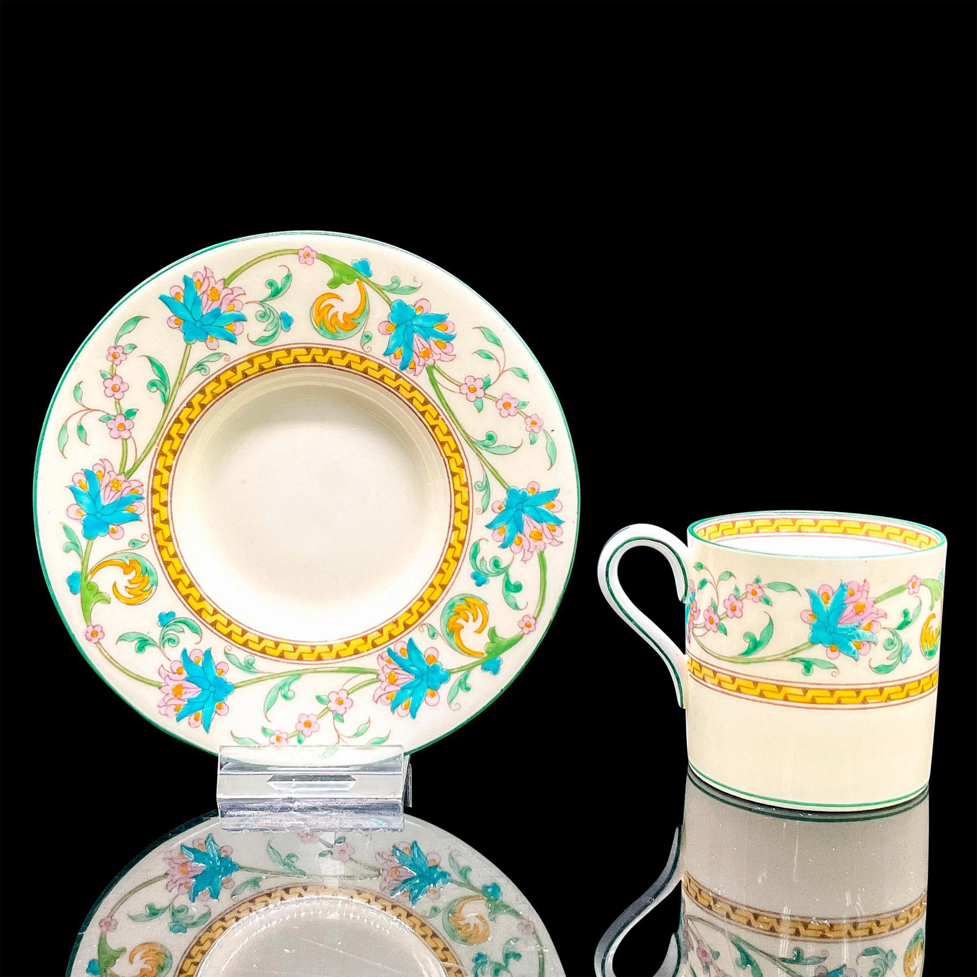 12pc Wedgwood Demitasse Cups and Saucers, Shah - Image 3 of 4