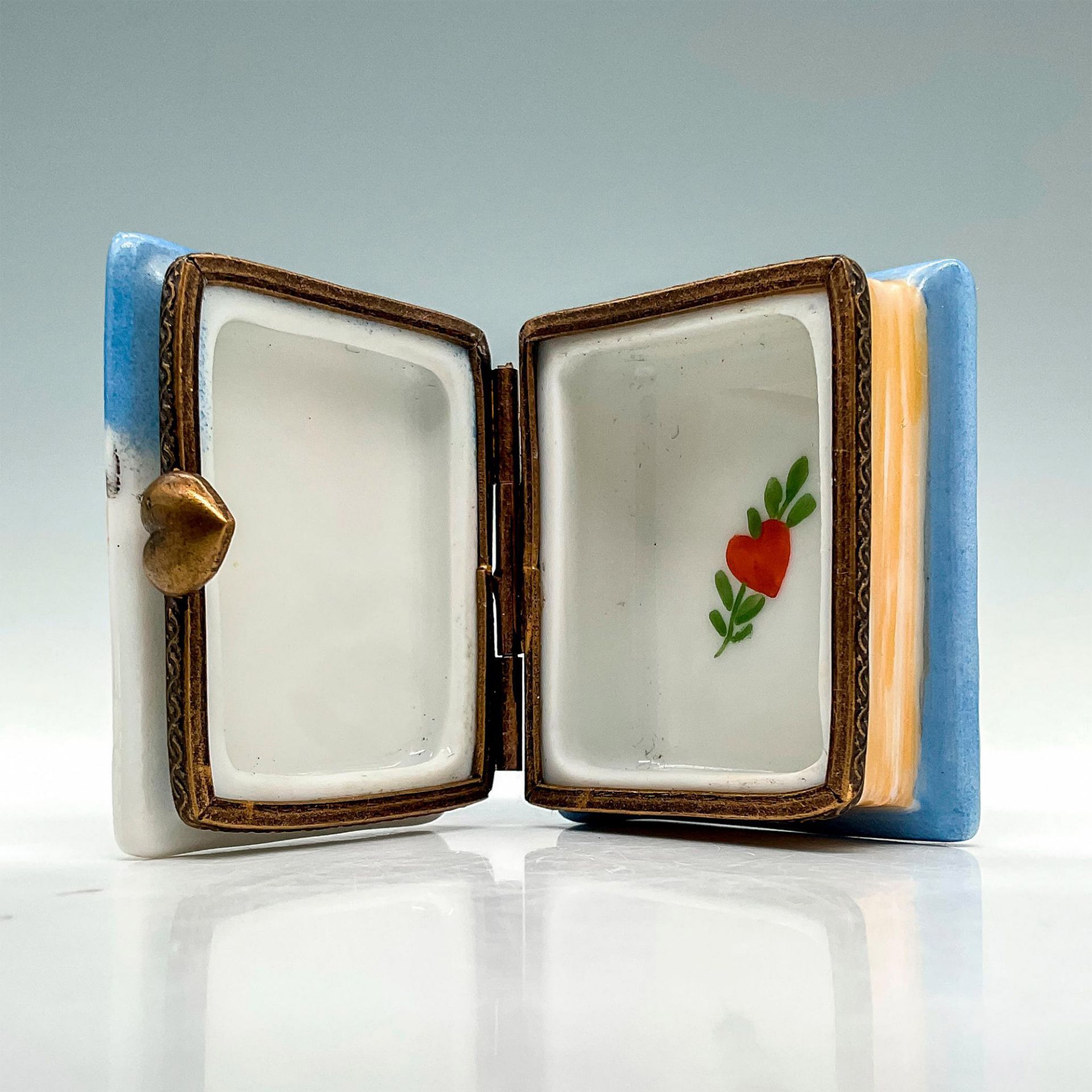 Limoges Porcelain Charm Box, Lyrics of Love - Bild 3 aus 4