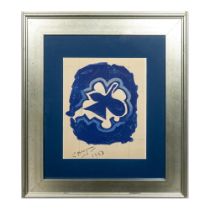 George Braque, Color Lithograph, Louvre Museum Donation