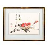 Original Chinese Ink and Watercolor on Paper, Signed