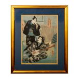 Utagawa Kunisada (Japanese, 1786-1865) Woodblock Print