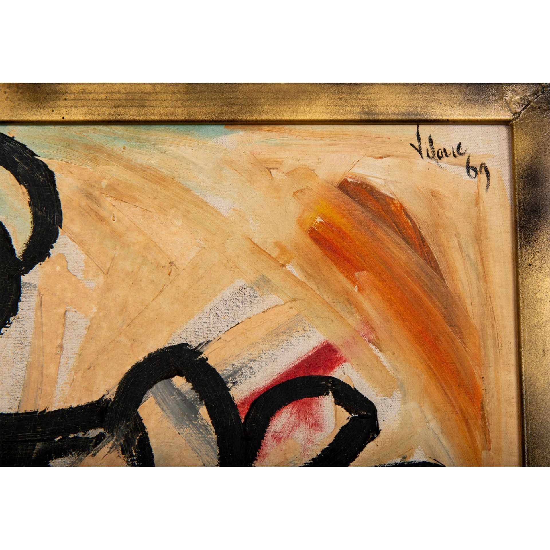 Original Oil on Canvas, Expressionist Figures, Signed - Image 5 of 6