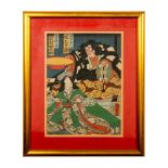 Utagawa Kunisada (Japanese, 1823-1880) Woodblock Print