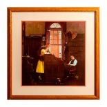 Norman Rockwell (American 1894-1978), Framed Print on Board