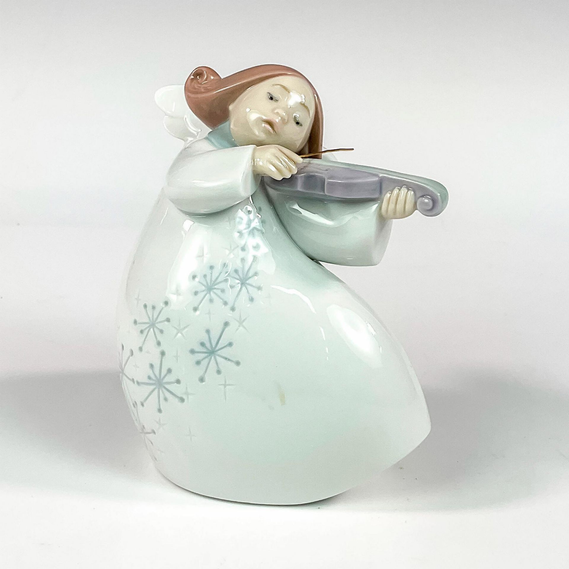 Little Angel With Violin 1006529 - Lladro Porcelain Figurine