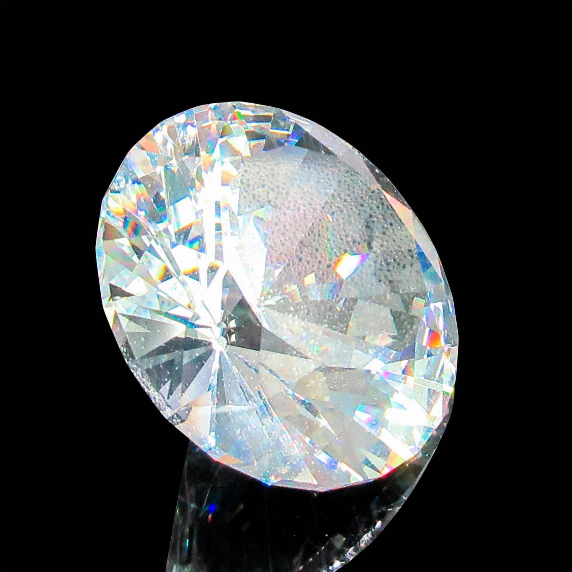 Swarovski Silver Crystal Paperweight Diamond