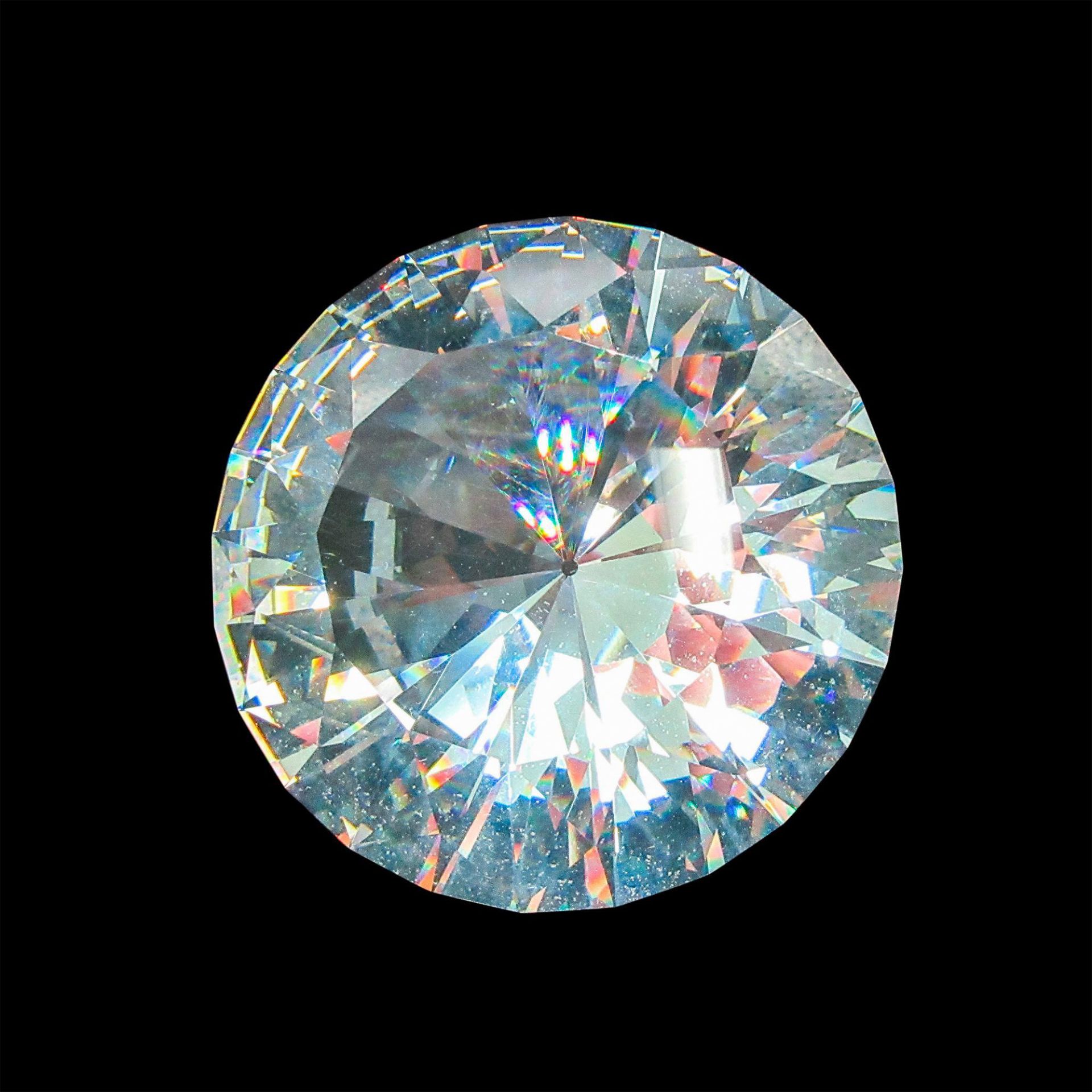 Swarovski Silver Crystal Paperweight Diamond - Image 5 of 5
