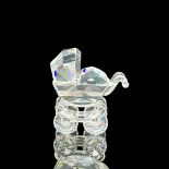 Swarovski Silver Crystal Figurine, Baby Carriage