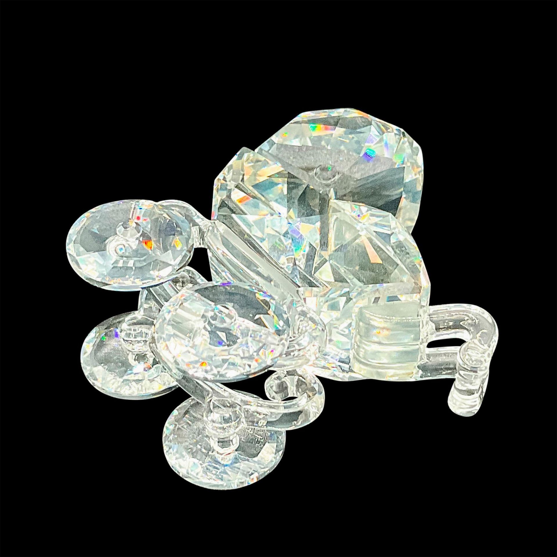 Swarovski Silver Crystal Figurine, Baby Carriage - Bild 3 aus 3