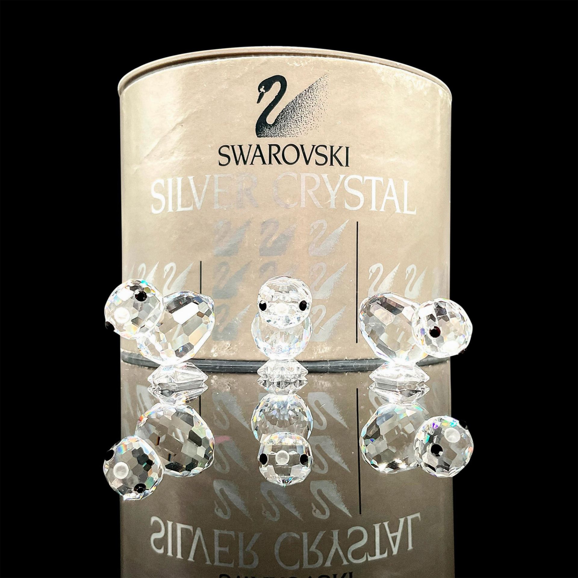 Swarovski Silver Crystal Miniature Figurine, Mini Chicks - Image 2 of 4