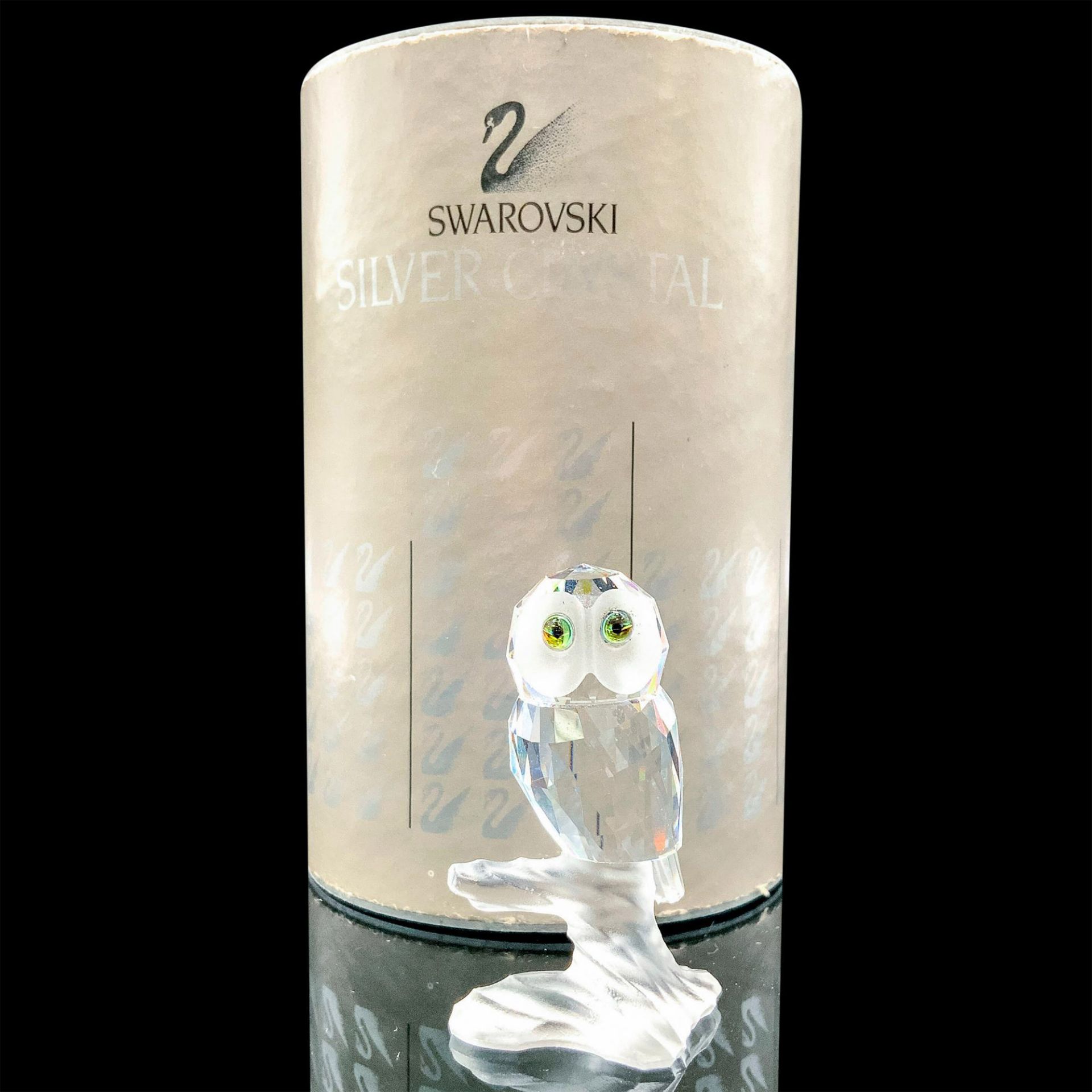 Swarovski Crystal Figurine, Owl on Branch - Bild 2 aus 5