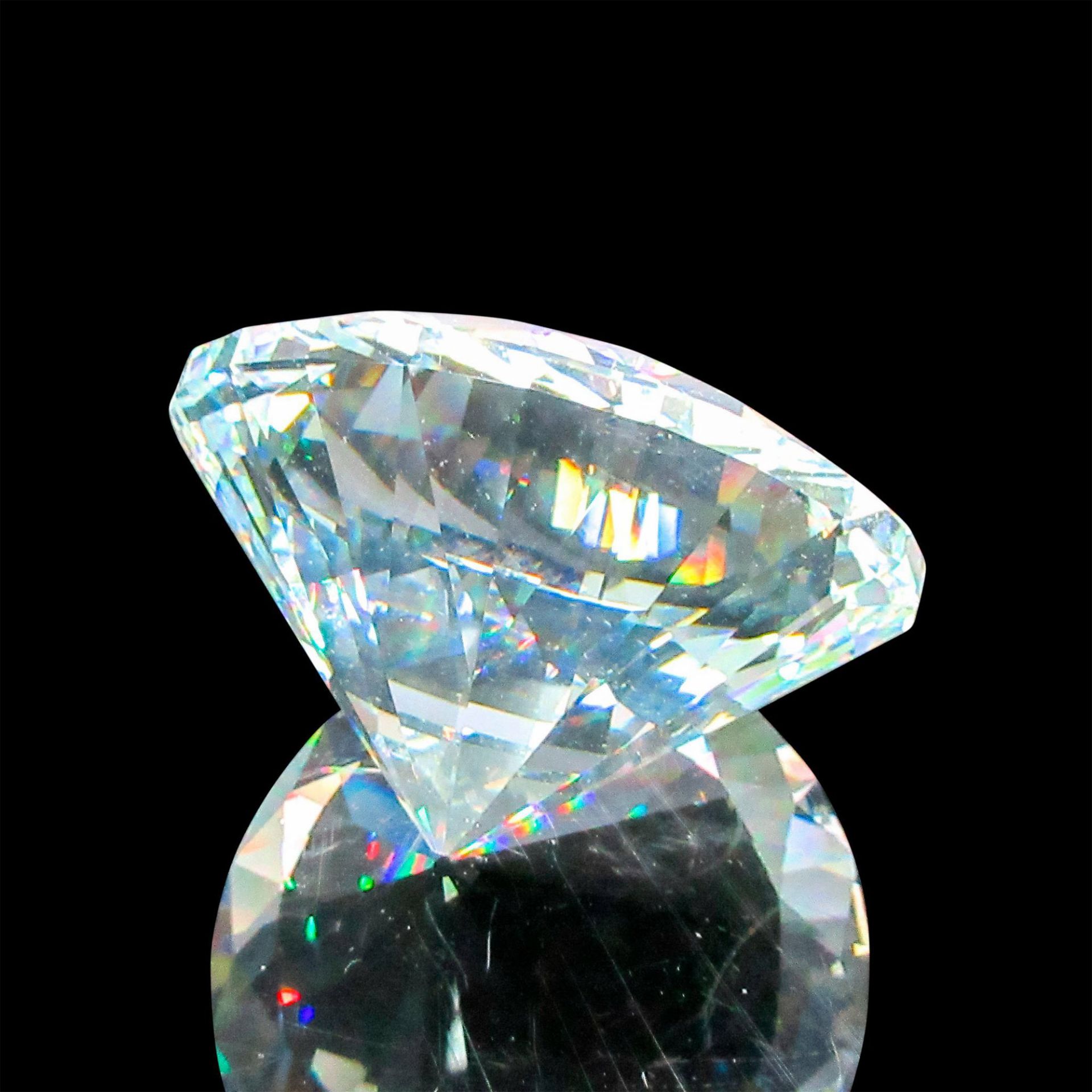 Swarovski Silver Crystal Paperweight Diamond - Image 3 of 5