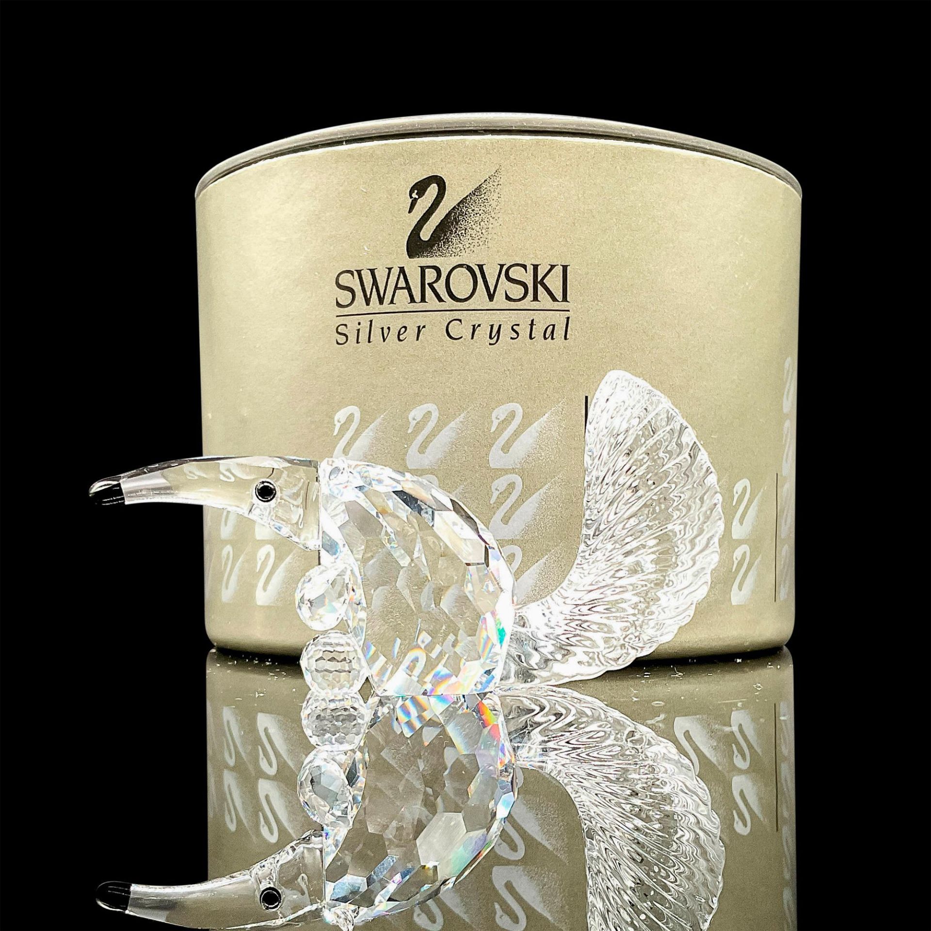 Swarovski Silver Crystal Miniature Figurine, Anteater - Image 2 of 4