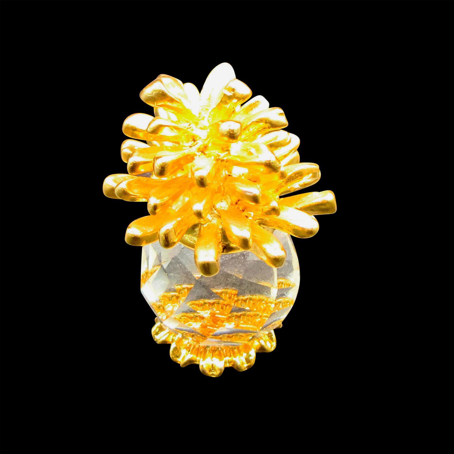 Kenzo Crystal Figurine, Mini Pineapple - Image 2 of 3
