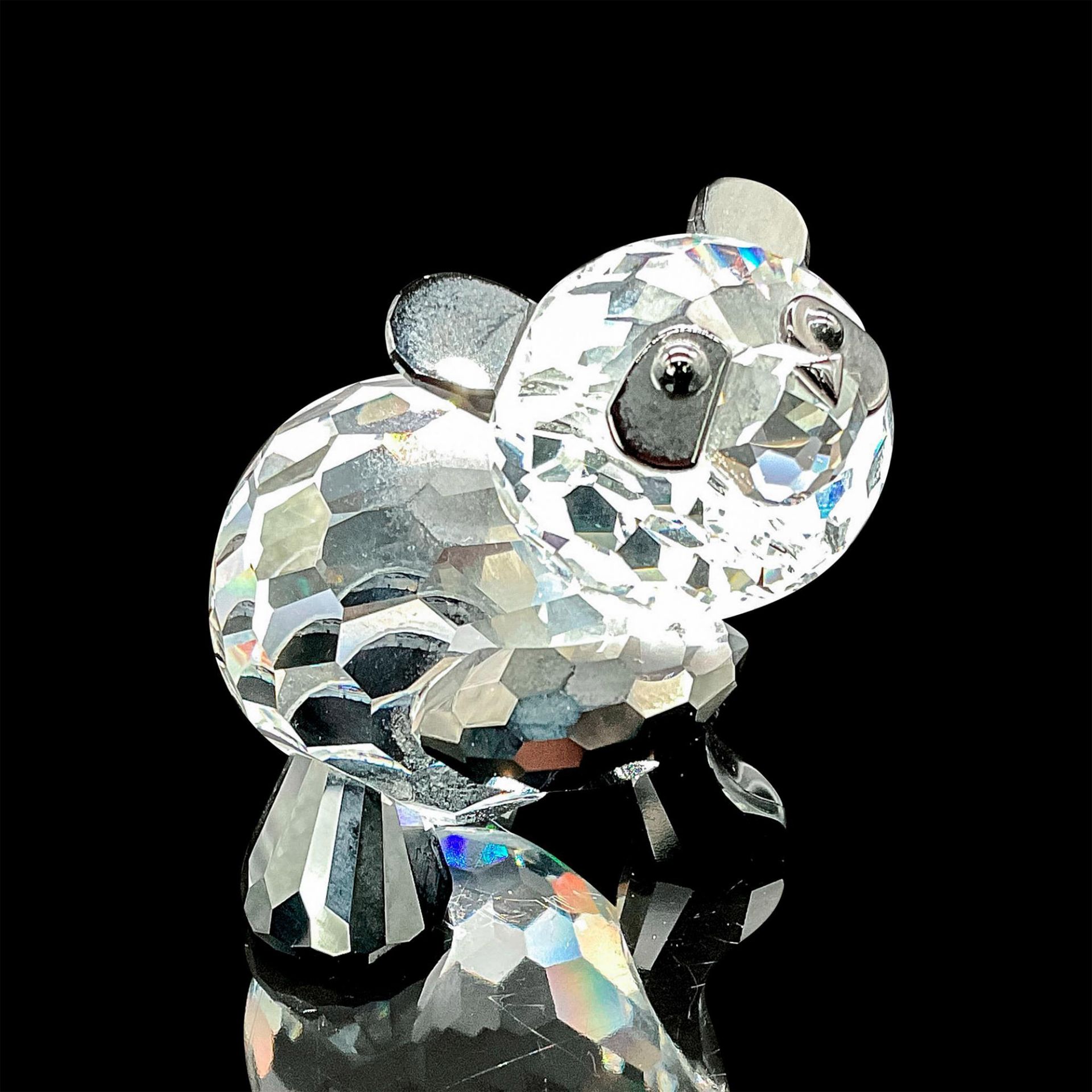 Swarovski Crystal Figurine, Panda Large