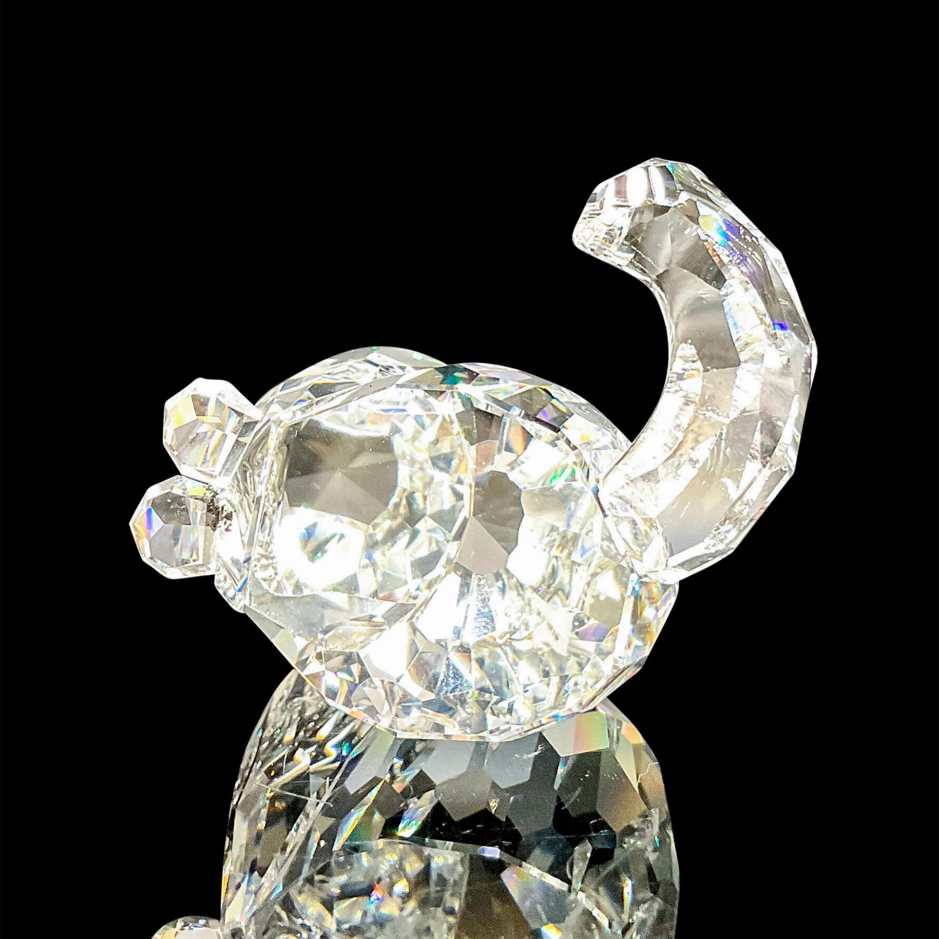 Swarovski Silver Crystal Figurine, Sitting Cat - Image 4 of 4