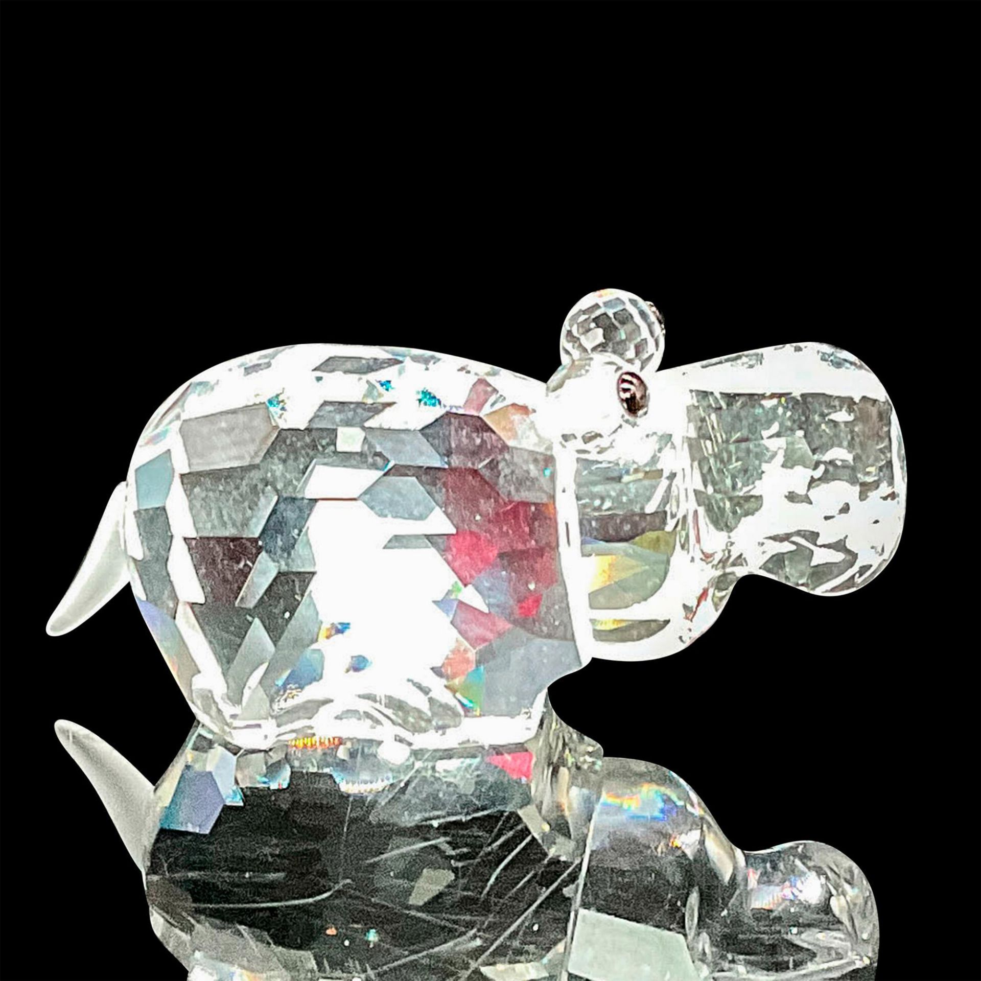 Swarovski Crystal Figurine, Hippopotamus